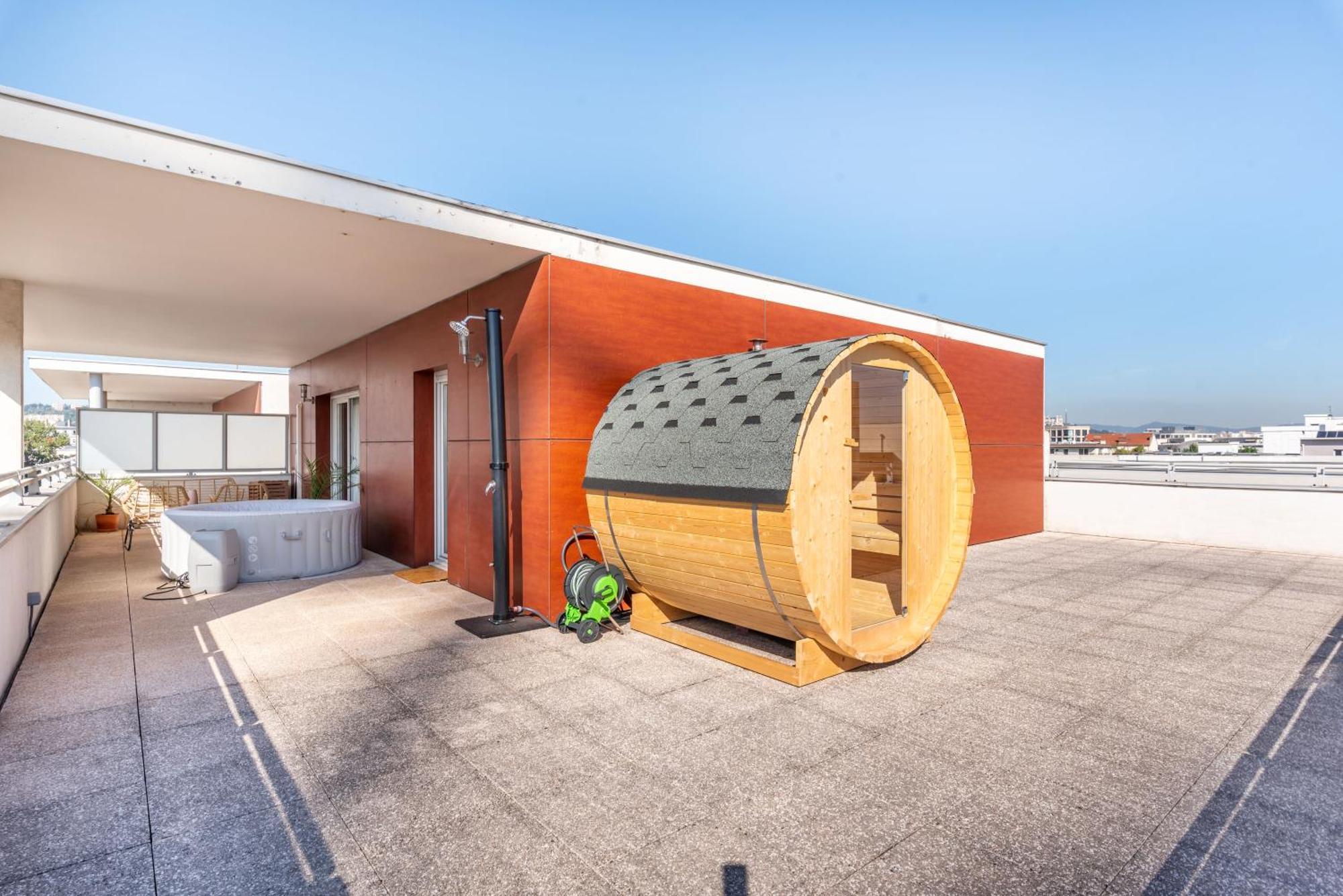 Le Montblanc & Spa Rooftop Lägenhet Lyon Exteriör bild